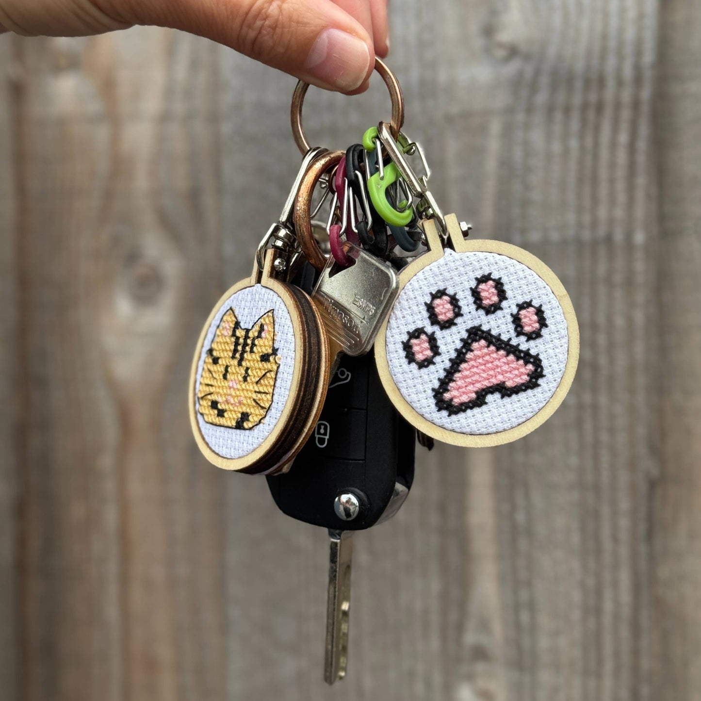 Mini Matchbox Cross Stitch Kit: Good Luck!