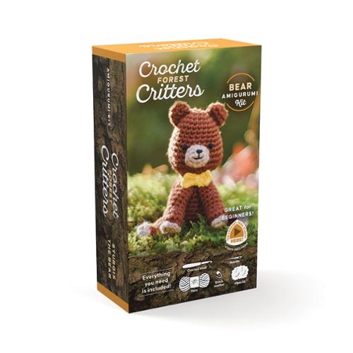 Crochet Forest Animal Bear Kit