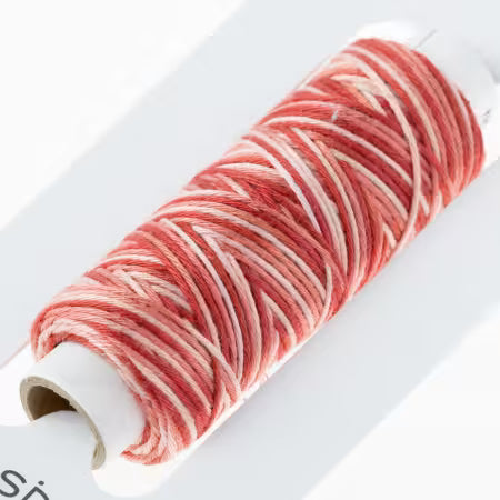 Cosmo Hidamari Sashiko Variegated Thread 30 Meters Rose Bankquet