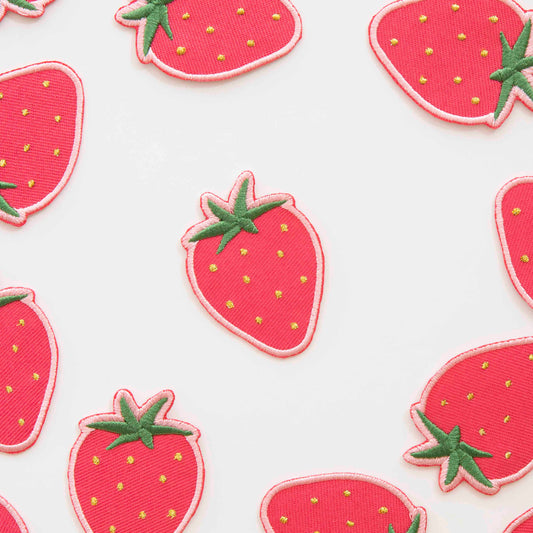 Strawberry Iron-On Patch