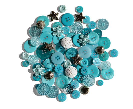 Low Tide Treasure Box β Designer Buttons by Buttons Galore & More πβ¨