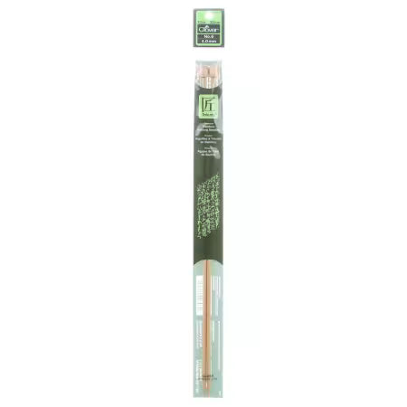 Clover Takumi Bamboo Single Point Knitting Needles 13" Size 6