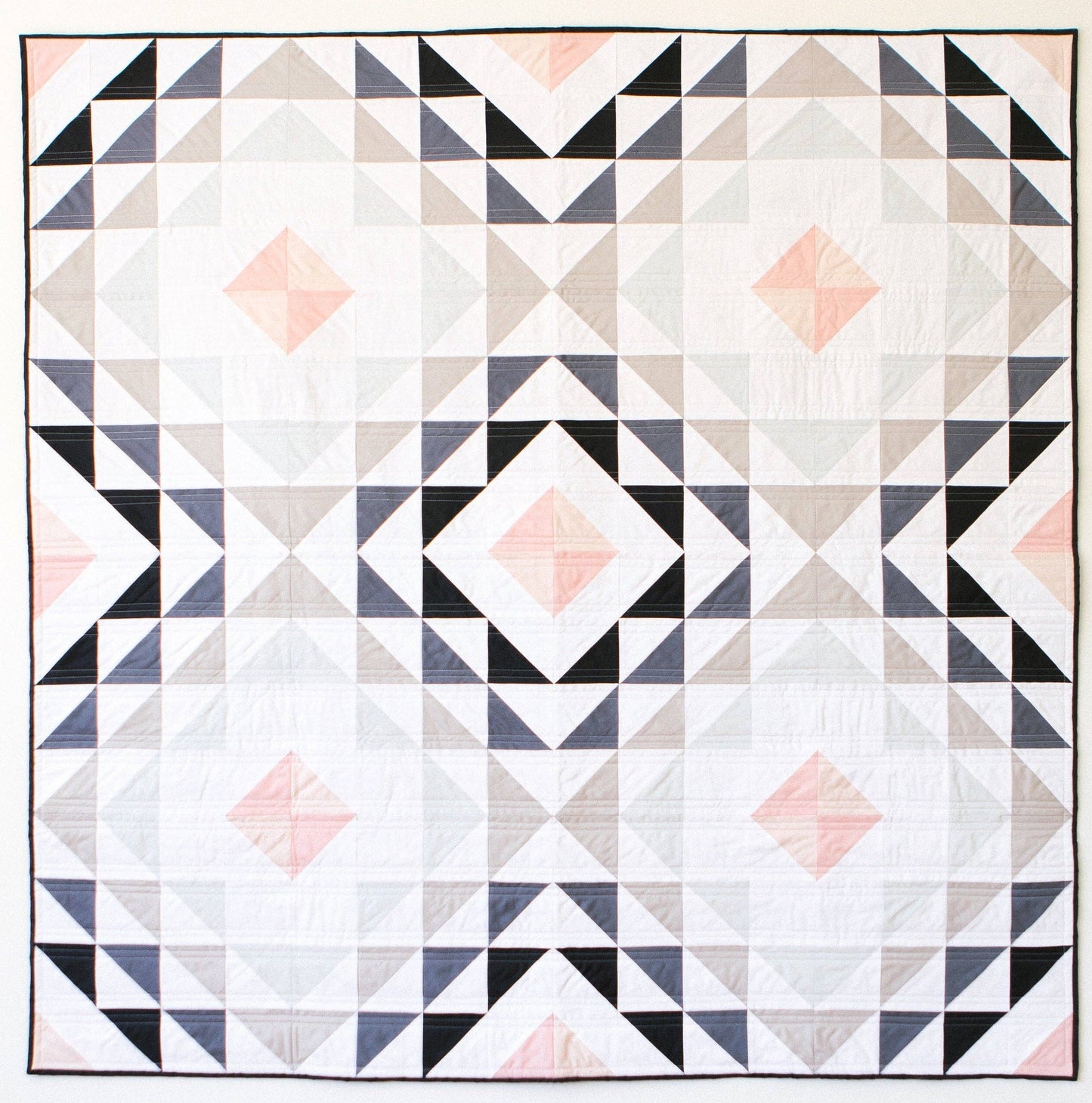 Diamond Ripples Quilt Pattern - Printed