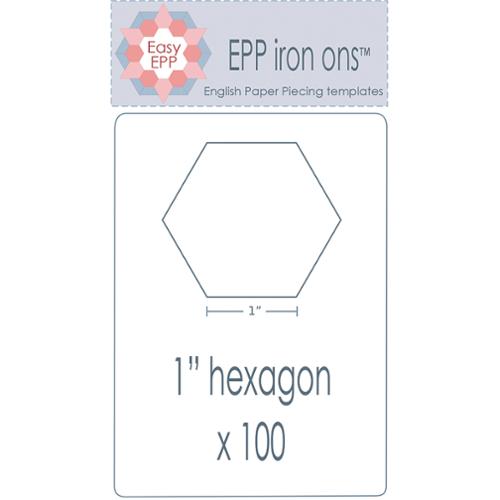 Hugs N Kisses Iron-On Hexies – 1" (100 Count)