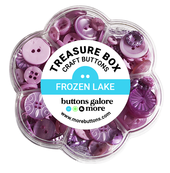 Frozen Lake Treasure Box – Designer Buttons by Buttons Galore & More ❄️✨