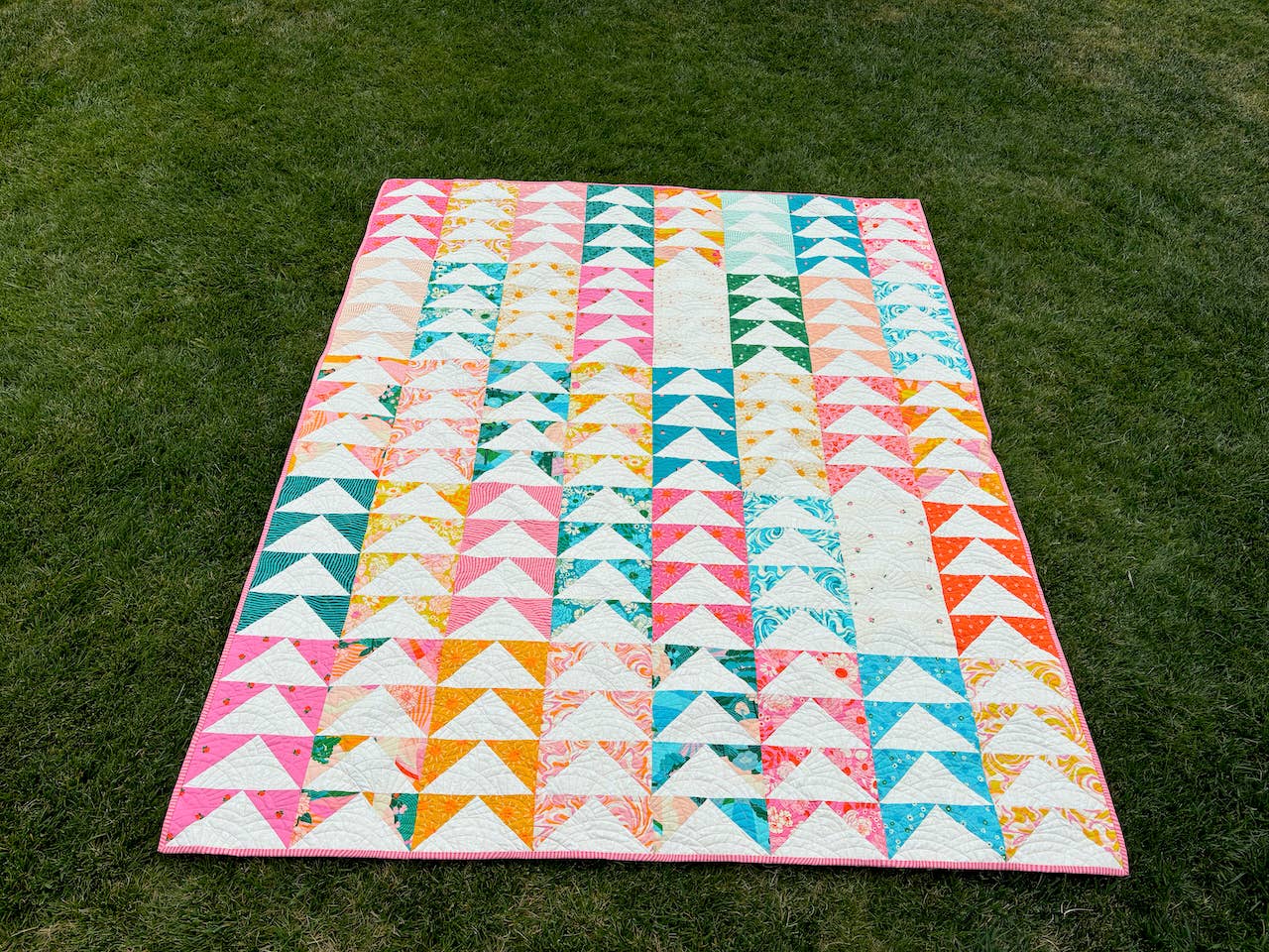 Layer Cake Geese Quilt Pattern - Printed