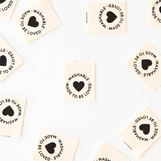 Sewing Woven Labels: Washable Made to be loved