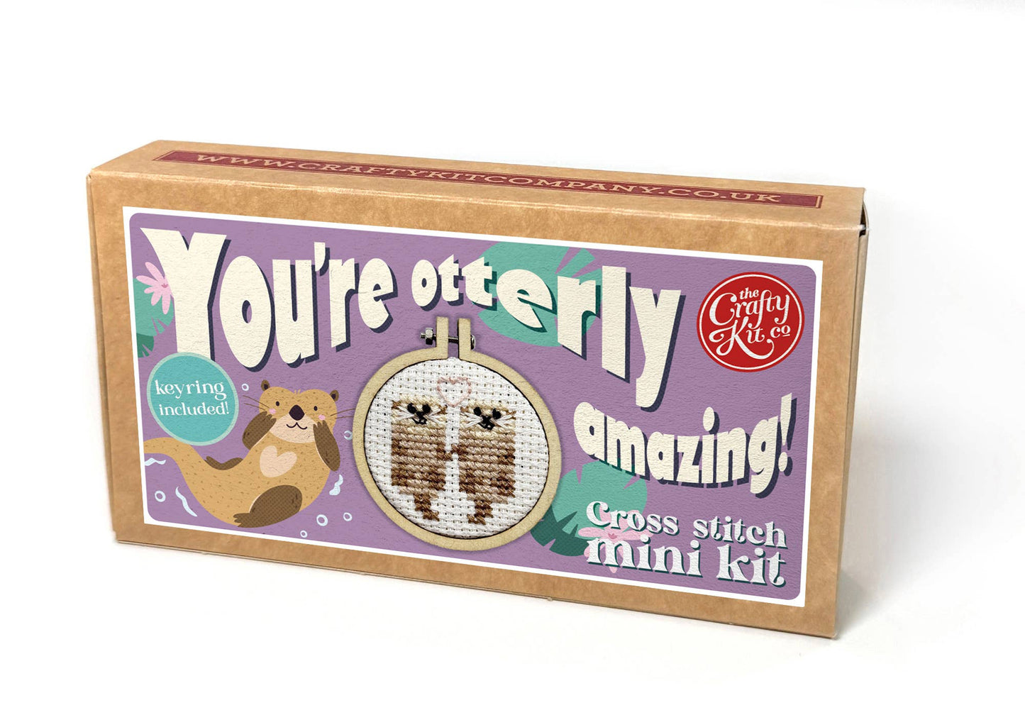 Mini Matchbox Cross Stitch Kit: You're otterly amazing!