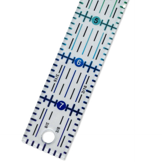 Rainbow Gradient | Clear - 8” x 1” Ruler