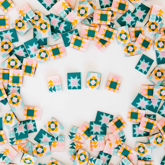 Sewing Woven Clothing and Quilt Labels: Quilt Block