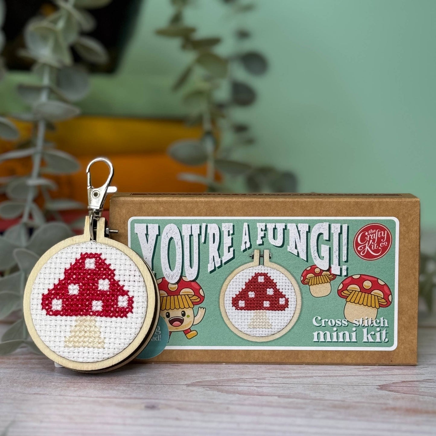 Mini Matchbox Cross Stitch Kit: You're a Fungi!