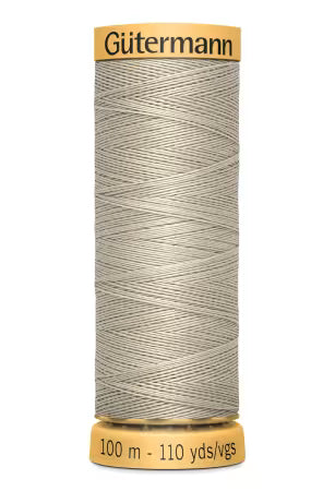 Gütermann Cotton 50 Thread – Solid Tan | 100m