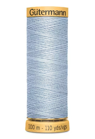 Gütermann Cotton 50 Thread – Solid Steel Blue | 100m