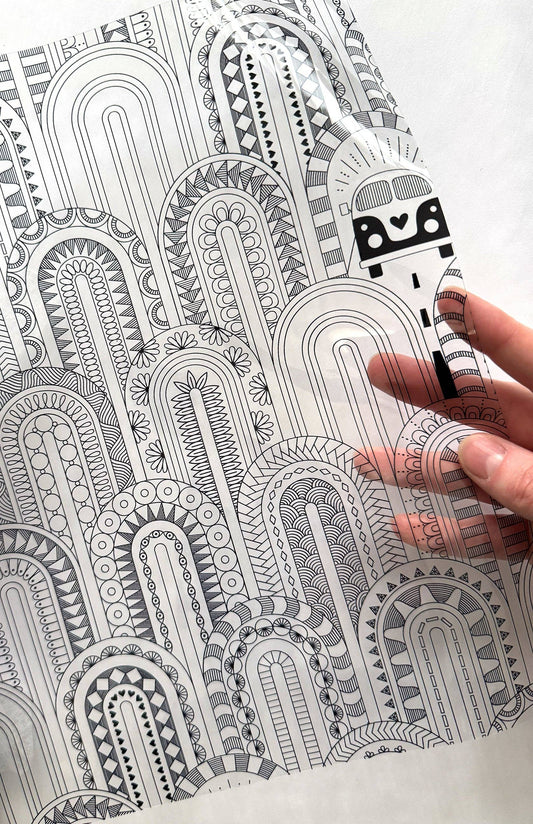 Clear TPU Vinyl: Summer Lovin' Arches