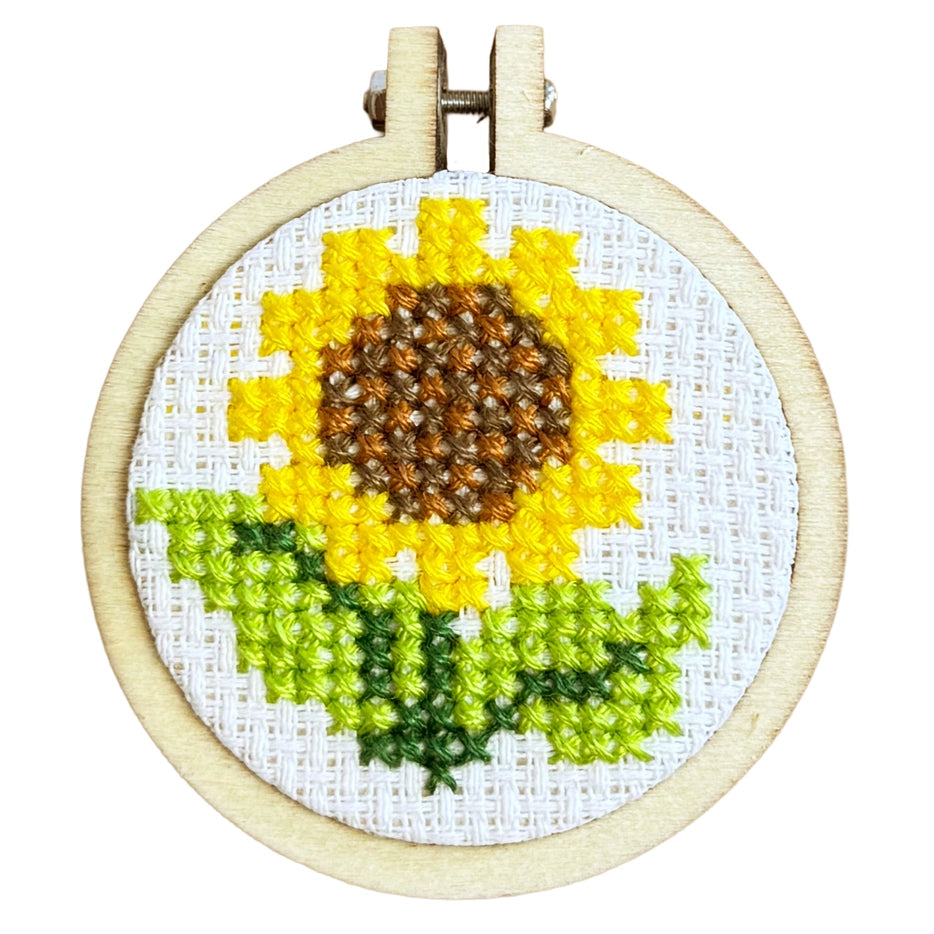 Van Gogh’s Sunflowers Mini Matchbox Cross Stitch Kit