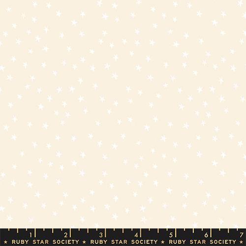 Mini Starry White on Natural by Alexia Abegg for Ruby Star Society