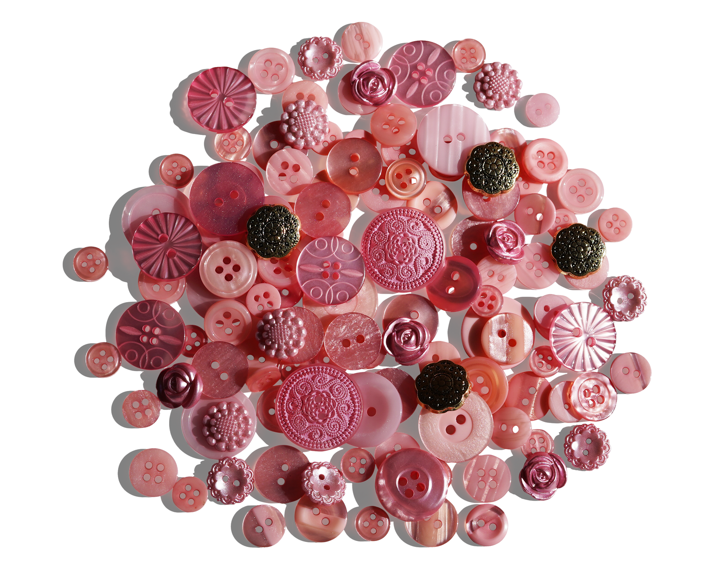Tea Rose Treasure Box β Designer Buttons by Buttons Galore & More πΉβ¨