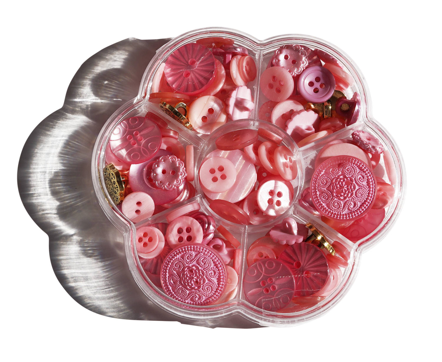 Tea Rose Treasure Box β Designer Buttons by Buttons Galore & More πΉβ¨