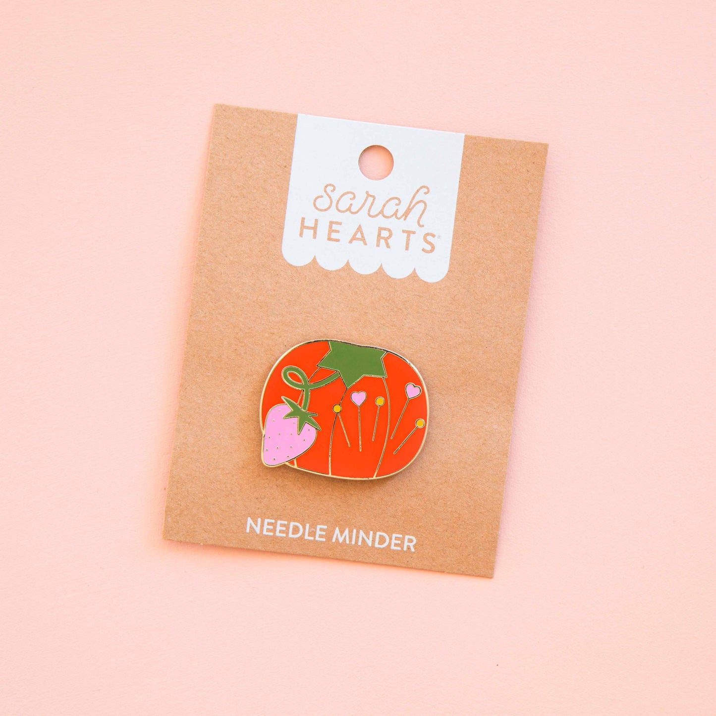 Magnetic Needle Minder: Tomato Pin Cushion