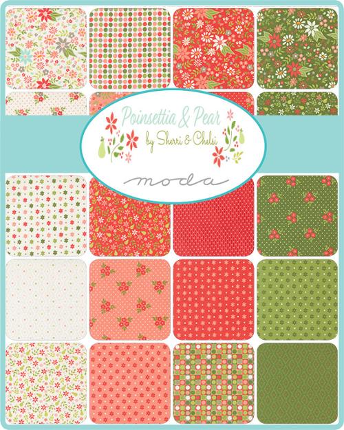Poinsettia and Pear Layer Cake® by Sherri & Chelsi for Moda Fabrics