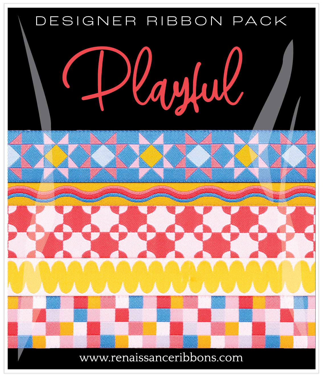 Playful Designer Ribbon Pack