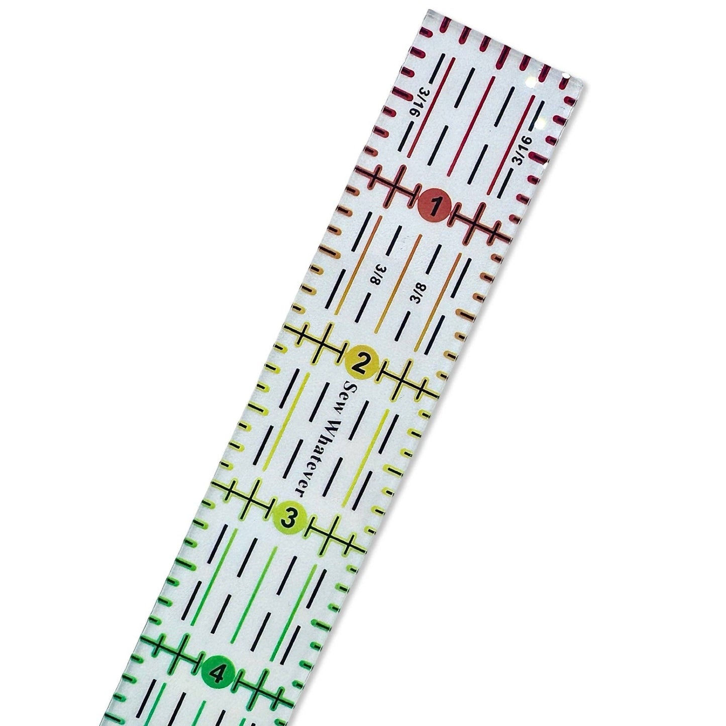 Rainbow Gradient | Clear - 8” x 1” Ruler
