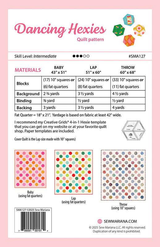 Dancing Hexies Quilt Pattern – Sew Mariana