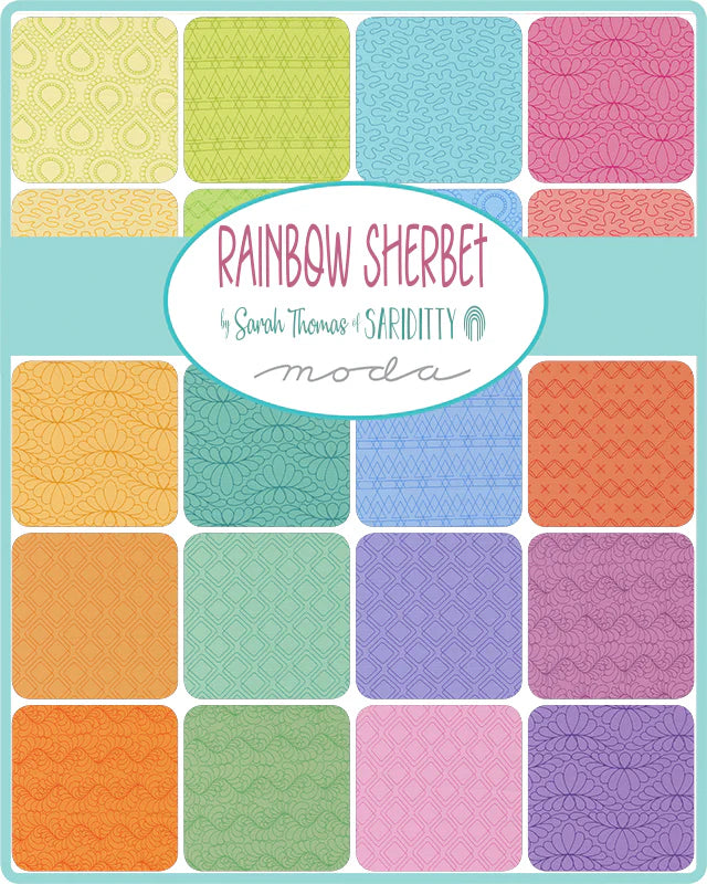Moda Rainbow Sherbet Jelly Roll® – A Sweet Splash of Color