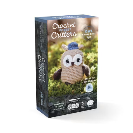 Crochet Forest Critters Amigurumi Kit – Owl