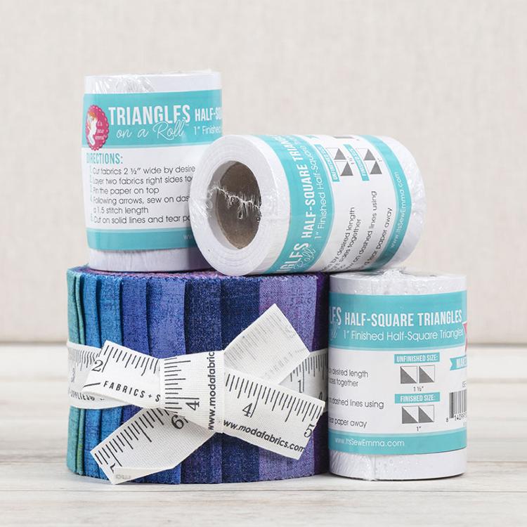 Precut Friendly Half Square Triangle Paper