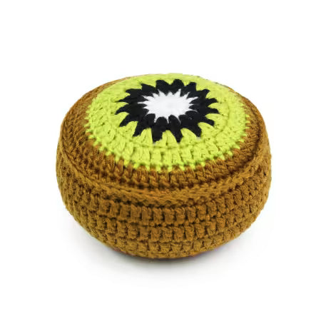 Crocheted Kiwi Pincushion