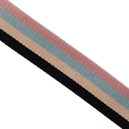Sallie Tomato - Striped Mountain Mist Webbing 1-1/2in x 3 yd