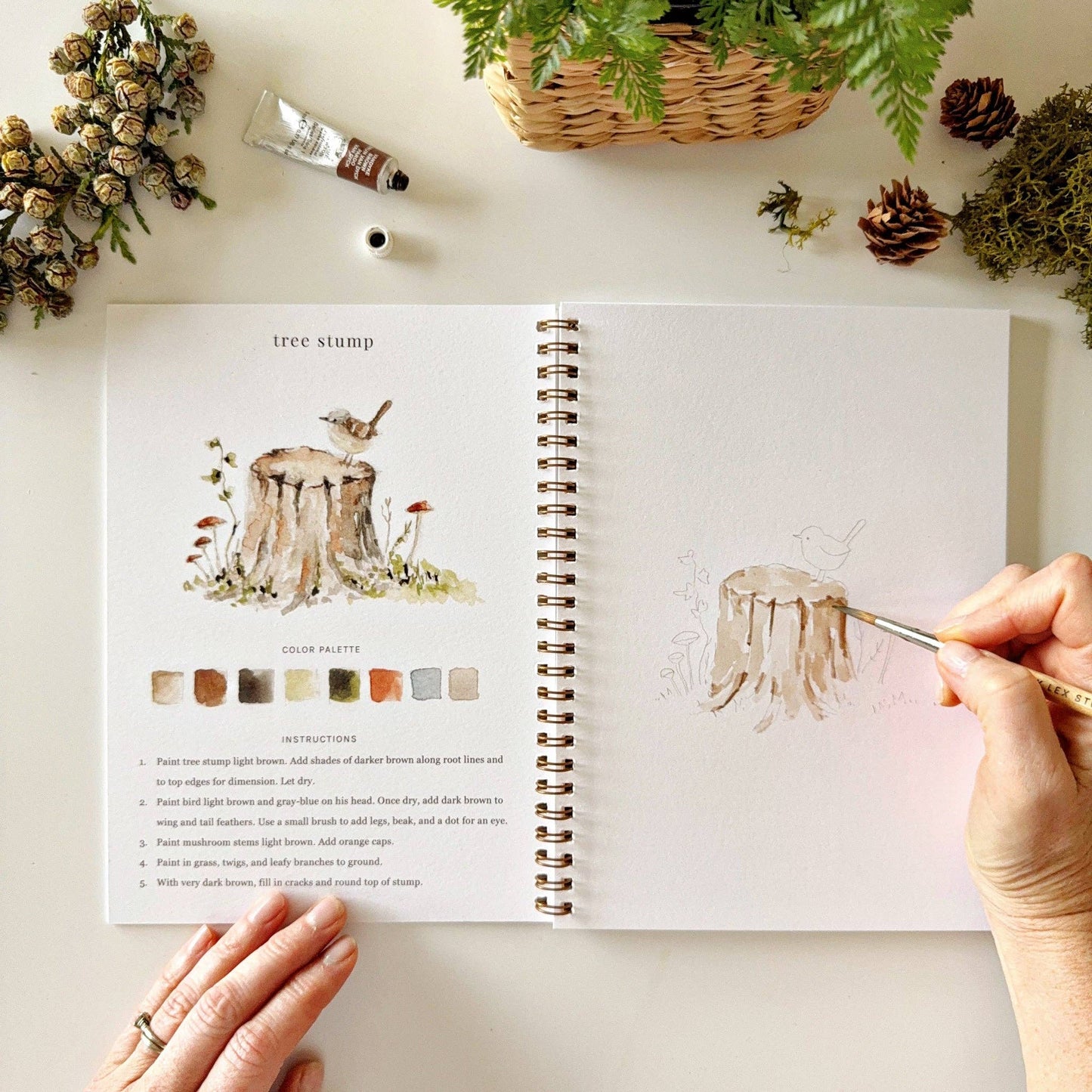 Watercolor Workbook - Woodland