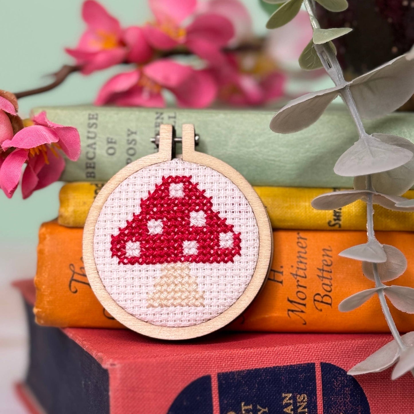 Mini Matchbox Cross Stitch Kit: You're a Fungi!