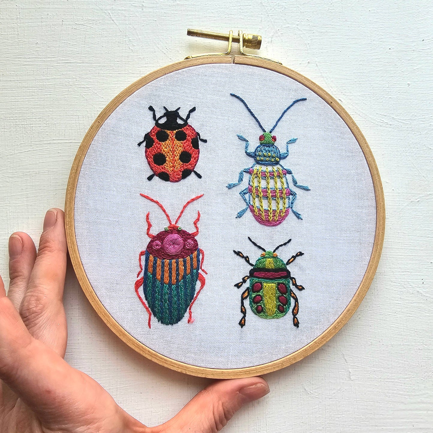 Embroidery Kit: Beetle Collection