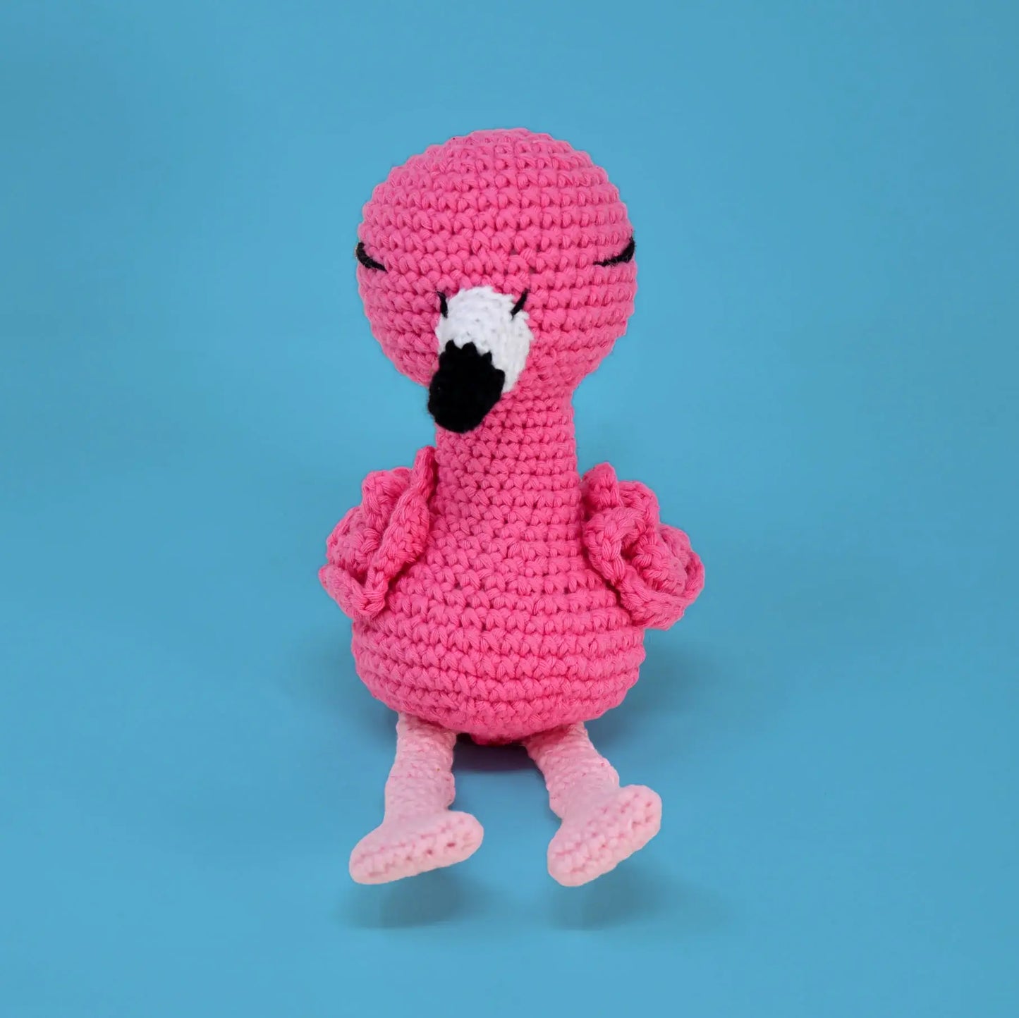 Knitty Critters - Pouch Pals - Felicity Flamingo