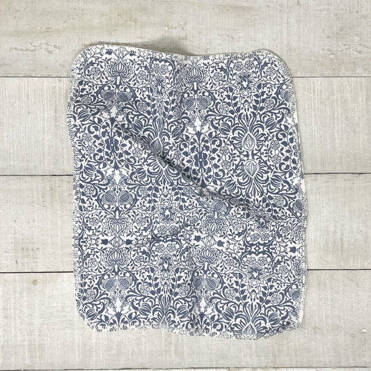 Organic Reusable Paper Towels - Antique Blue