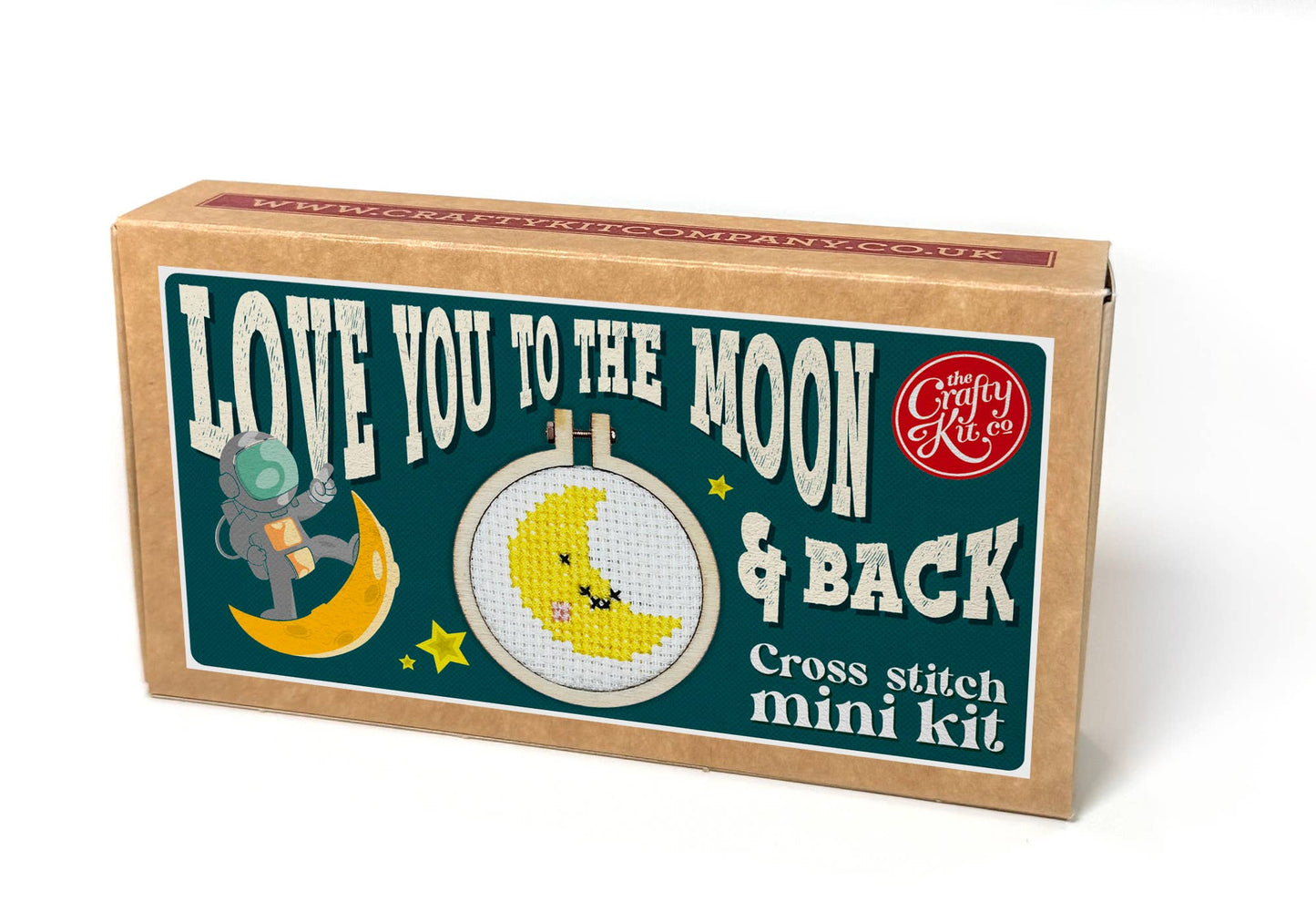 Mini Cross Stitch Kit: Love You to the Moon and Back