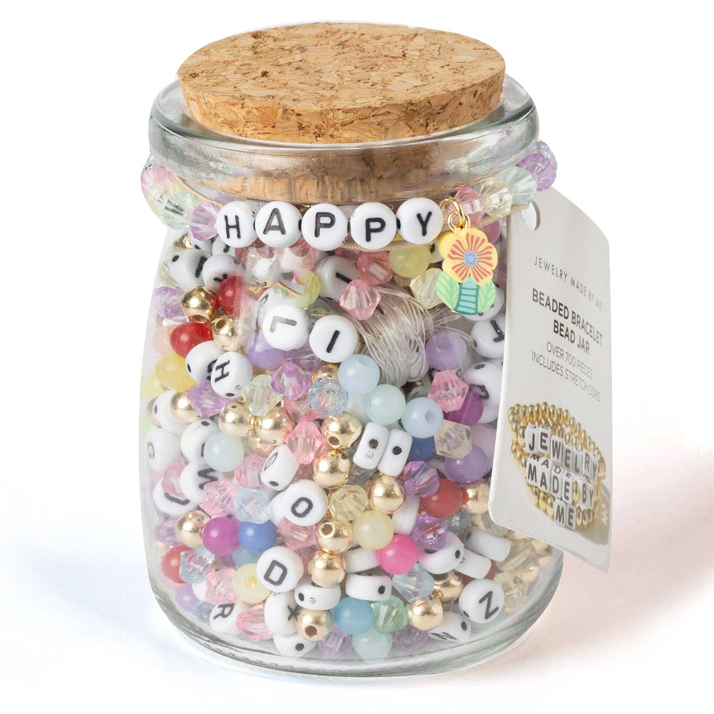 Original Bead Jar - HAPPY Flower