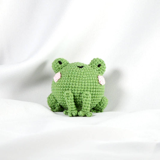 Knitty Critters - Pouch Pals 3 - Pickles The Frog