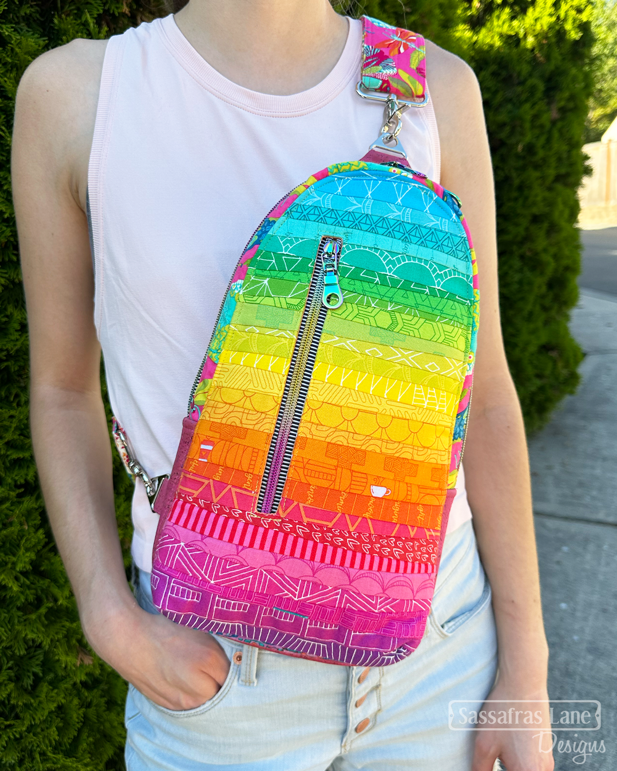 SweetPea Sling Bag Pattern: Printed