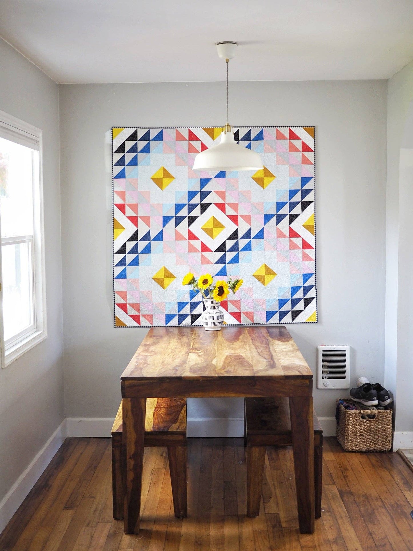 Diamond Ripples Quilt Pattern - Printed