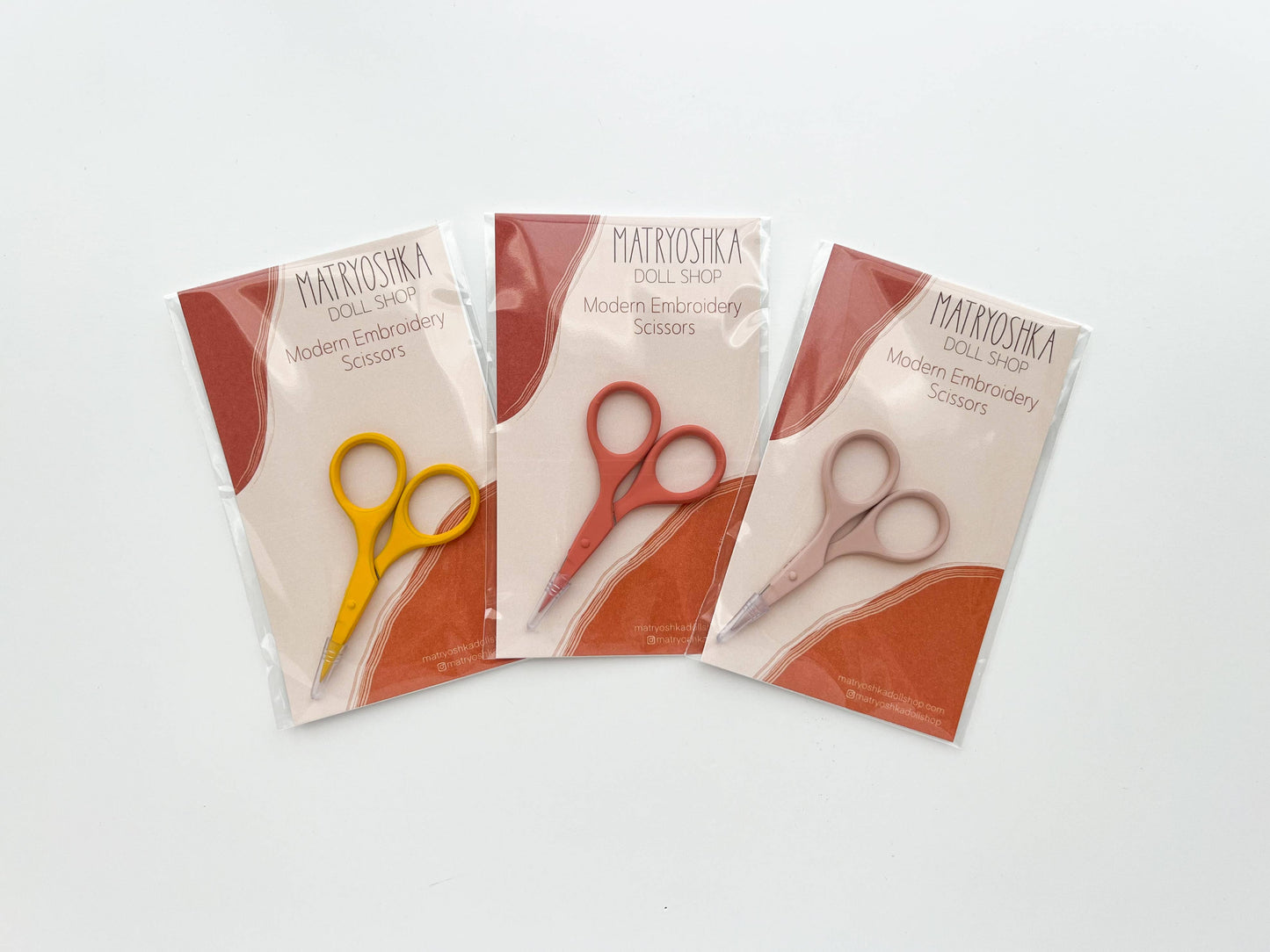 Small needlecraft scissors, tiny embroidery scissors: Teal