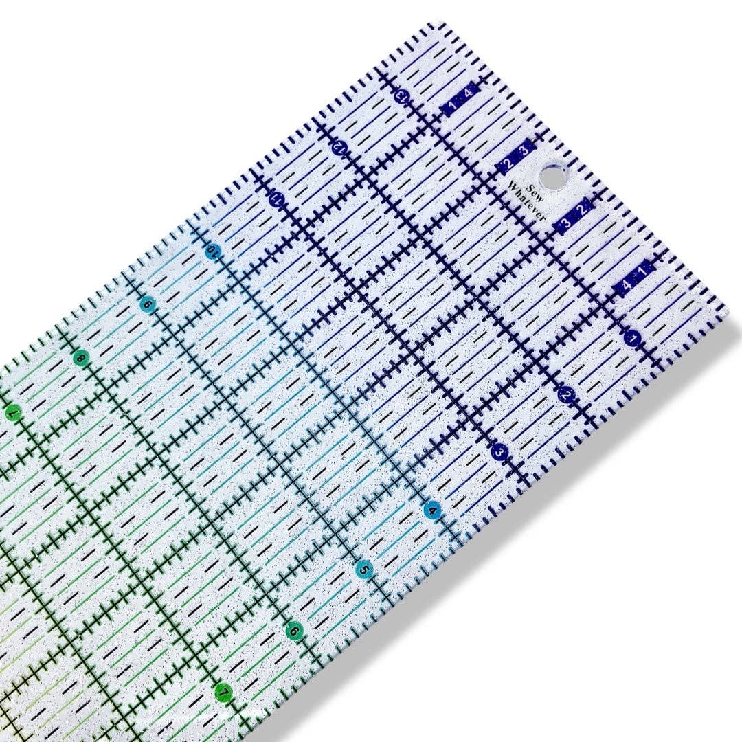 Rainbow Gradient | Glitter - 14” x 5" Ruler