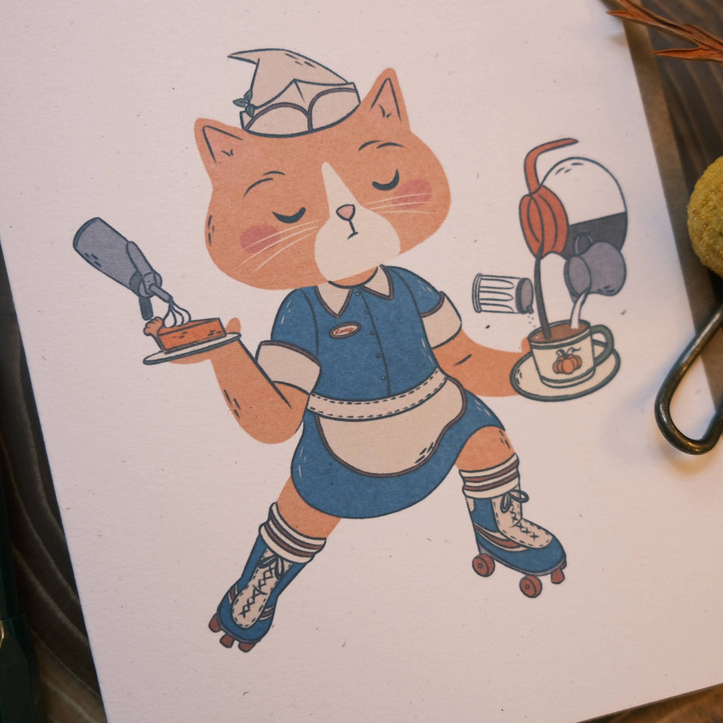 Greeting Card: Witchy Diner Server