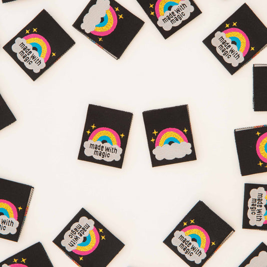 Sewing Woven Clothing and Quilt Labels: Made with Magic
