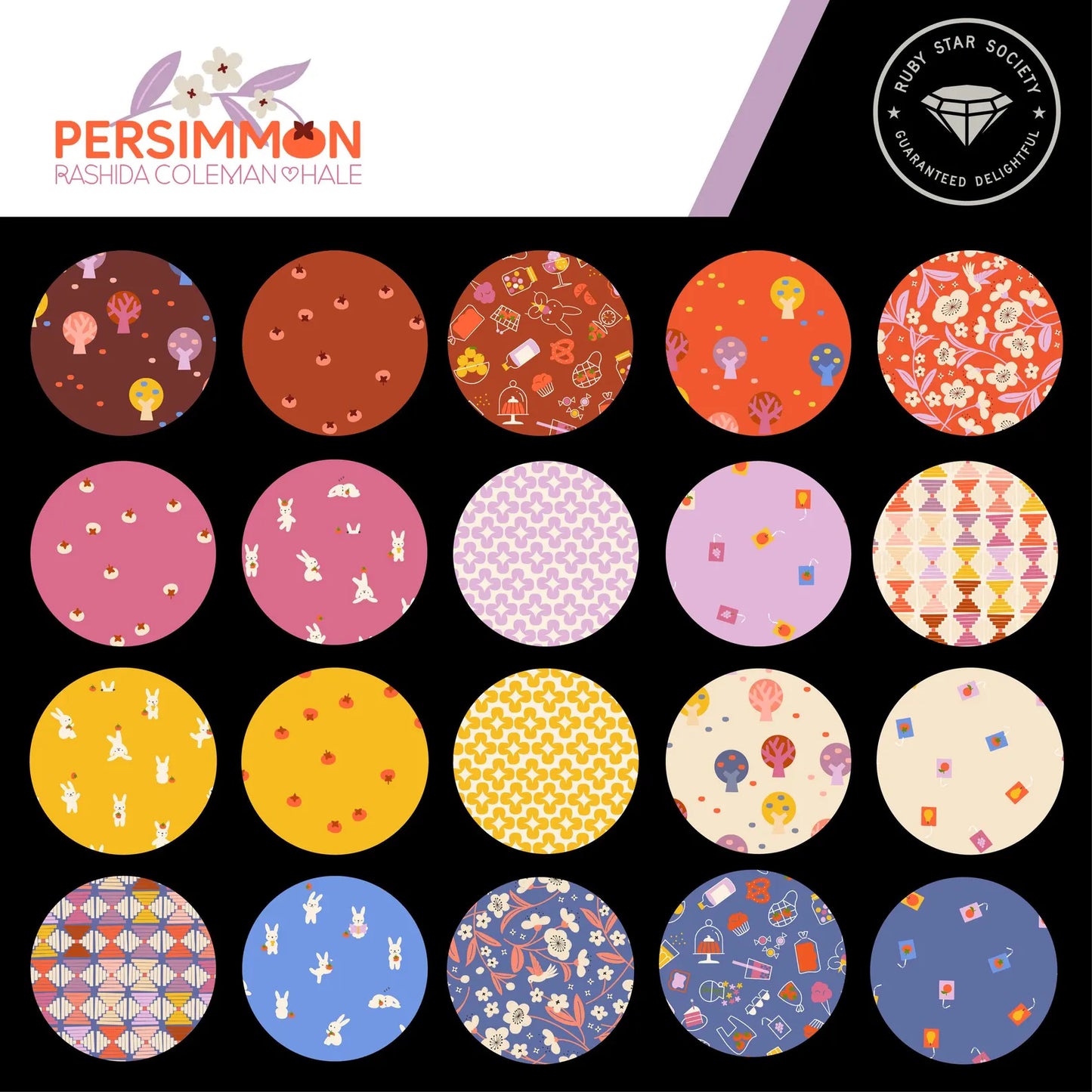 Persimmon Fat Quarter Bundle – Ruby Star Society