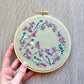 Bird & Floral Embroidery Hoop Kit – Beginner-Friendly