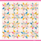 Joyful Sawtooth Stars Quilt Pattern - Printed