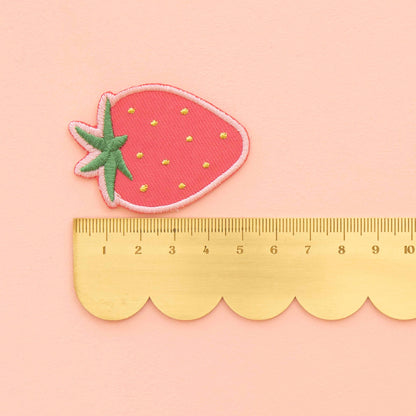 Strawberry Iron-On Patch
